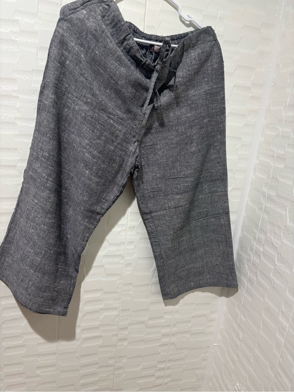 Indian Summer Charcoal Gray Embroidered Tank Top View 3